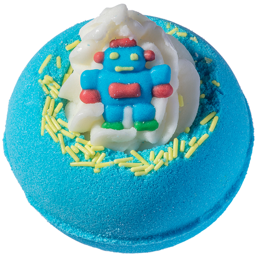 Robo-bomb Bath Blaster bomb cosmetics bluebells of bath