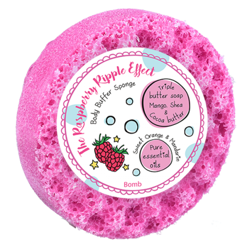 The Raspberry Ripple Effect Body Buffer Shower Soap